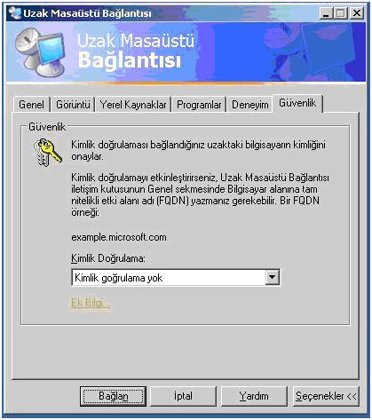 windows uzaktan eriim